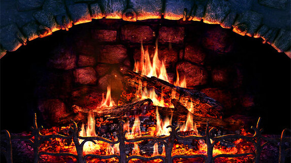 hd fireplace screensaver free download
